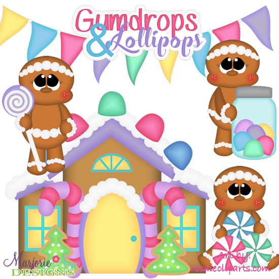Gumdrops & Lollipops Exclusive SVG Cutting Files + Clipart - Click Image to Close